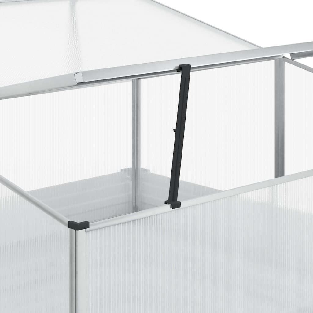 vidaXL Γλαστράκι Κήπου με Θερμοκήπιο Ανοιχτό καφέ 100 x 100 x 77 cm