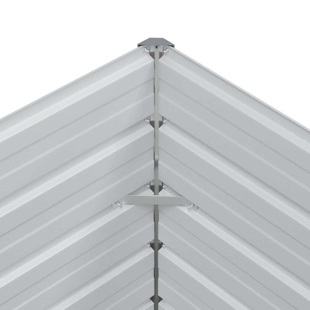 vidaXL Υπερυψωμένη Ζαρντινιέρα Ανοιχτό καφέ 240 x 40 x 77 cm