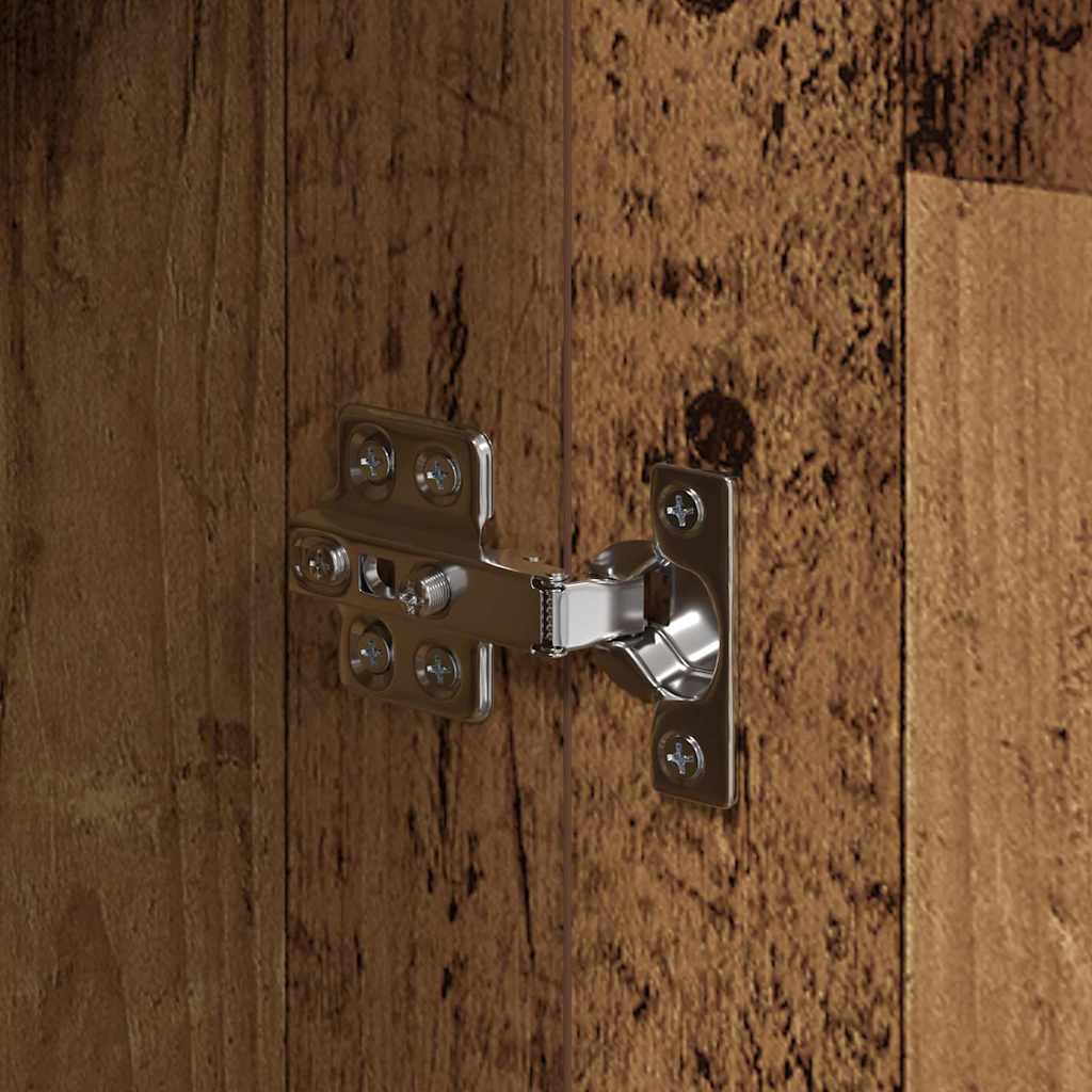 vidaXL Πλαϊνό γραφείο Παλιό Ξύλο 70 x 34 x 90 εκ. Επεξεργασμένο ξύλο