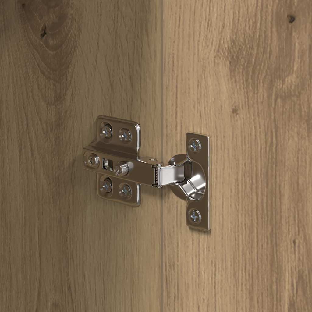 vidaXL Πλαϊνό γραφείο Artisan Oak 70 x 34 x 90 εκ. Επεξεργασμένο ξύλο