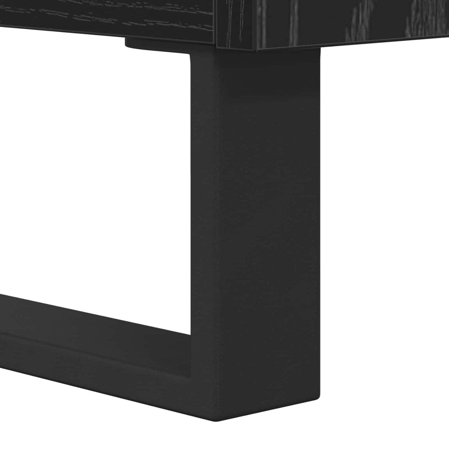 vidaXL Πλαϊνό γραφείο Μαύρη δρυς 35 x 40 x 70 εκ. Επεξεργασμένο ξύλο