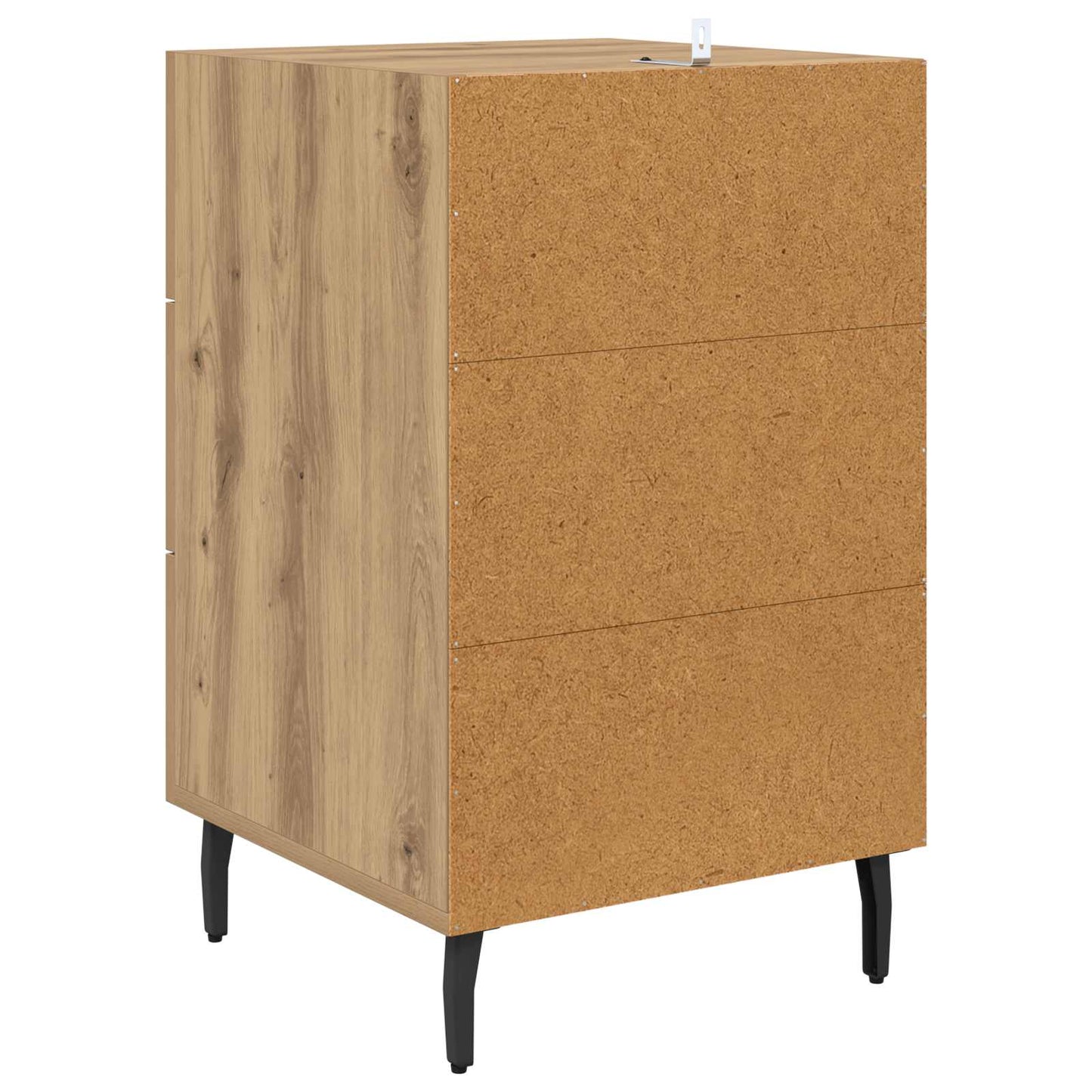 vidaXL Κομοδίνο Artisan Oak 40 x 40 x 66 εκ. Επεξεργασμένο Ξύλο