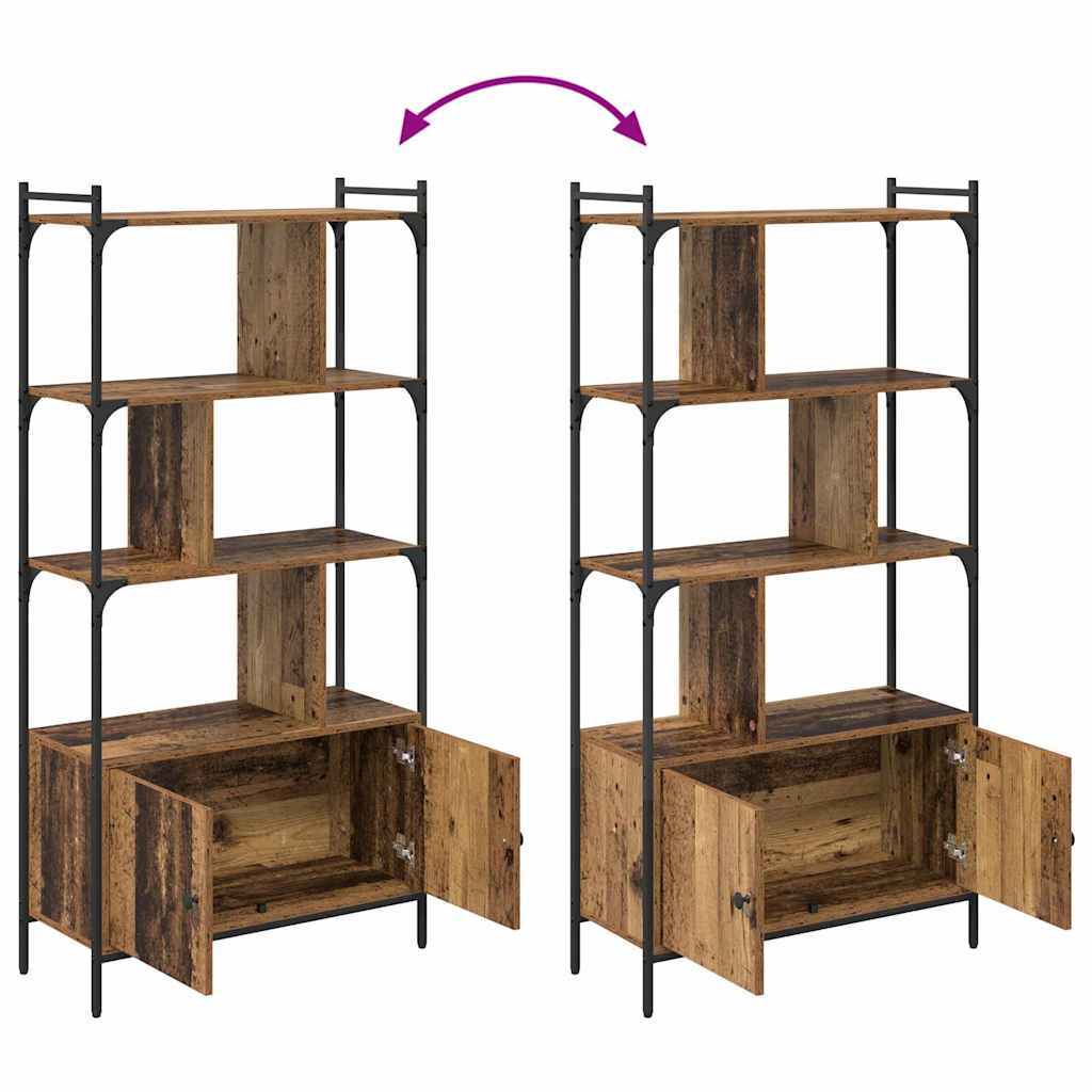 vidaXL Βιβλιοθήκη Επεξεργασμένο ξύλο