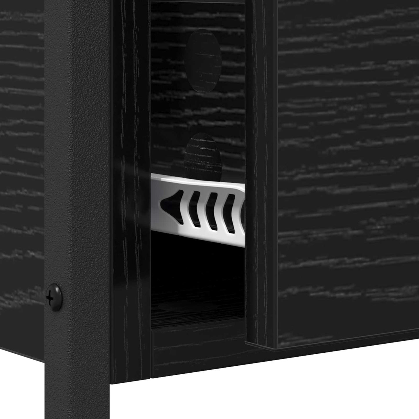 vidaXL Τραπέζι κονσόλας Μαύρη Οξυά 100 x 39 x 78,5 εκ