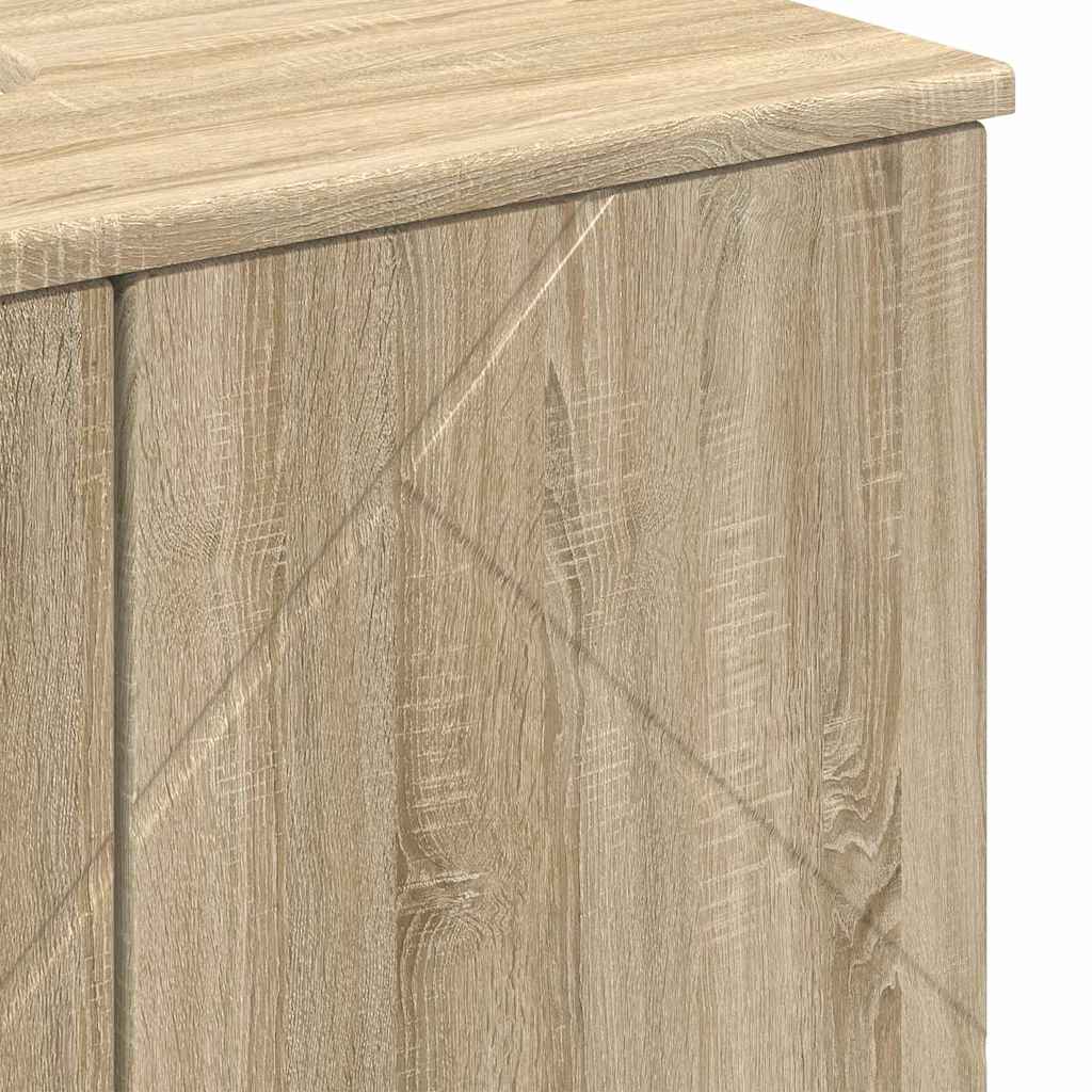 vidaXL Ντουλάπι Μπάνιου με αποθήκευση Δρύς Sonoma 61 x 35 x 64 εκ.
