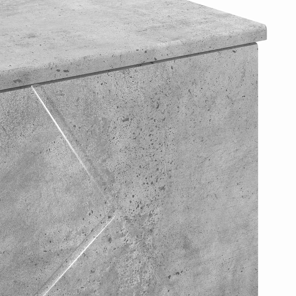 vidaXL Ντουλάπι Μπάνιου Σκυρόδεμα Γκρι 76,5 x 35 x 64 εκ
