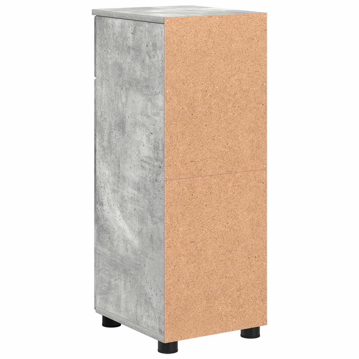 vidaXL Ντουλάπι Μπάνιου Σκυρόδεμα Γκρι 30 x 35 x 80 εκ