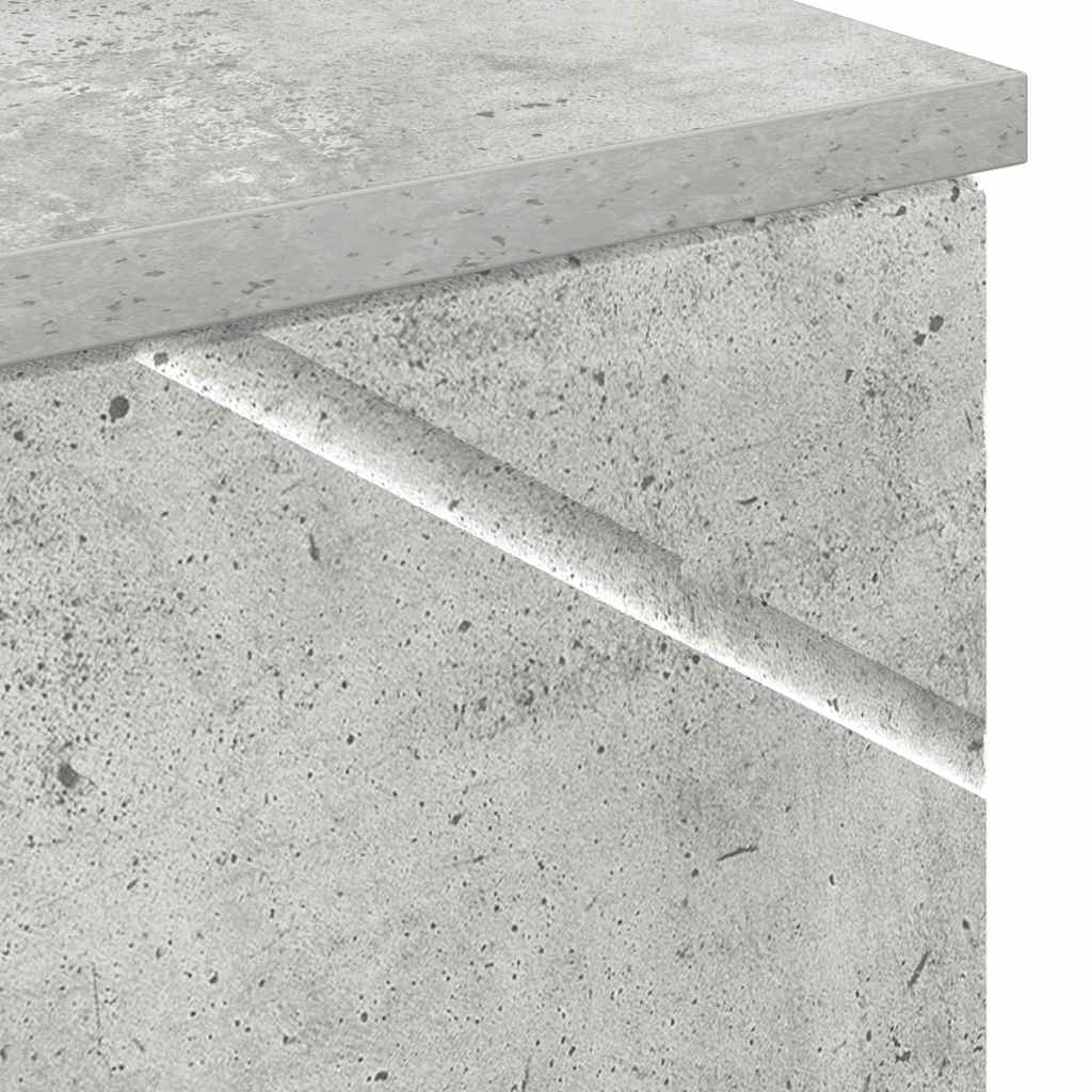 vidaXL Ντουλάπι Μπάνιου με αποθήκευση Σκυρόδεμα Γκρι 30 x 35 x 192 εκ.