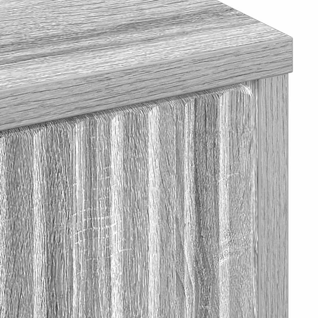 vidaXL Ντουλάπι Μπάνιου Γκρίζο Σονομα 39,5 x 36 x 88 εκ