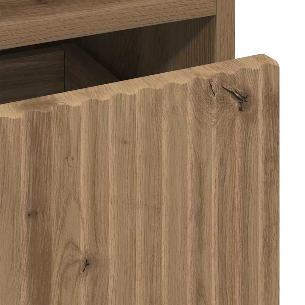 vidaXL Ντουλάπι Μπάνιου Artisan Oak 31,5 x 33 x 190 εκ.