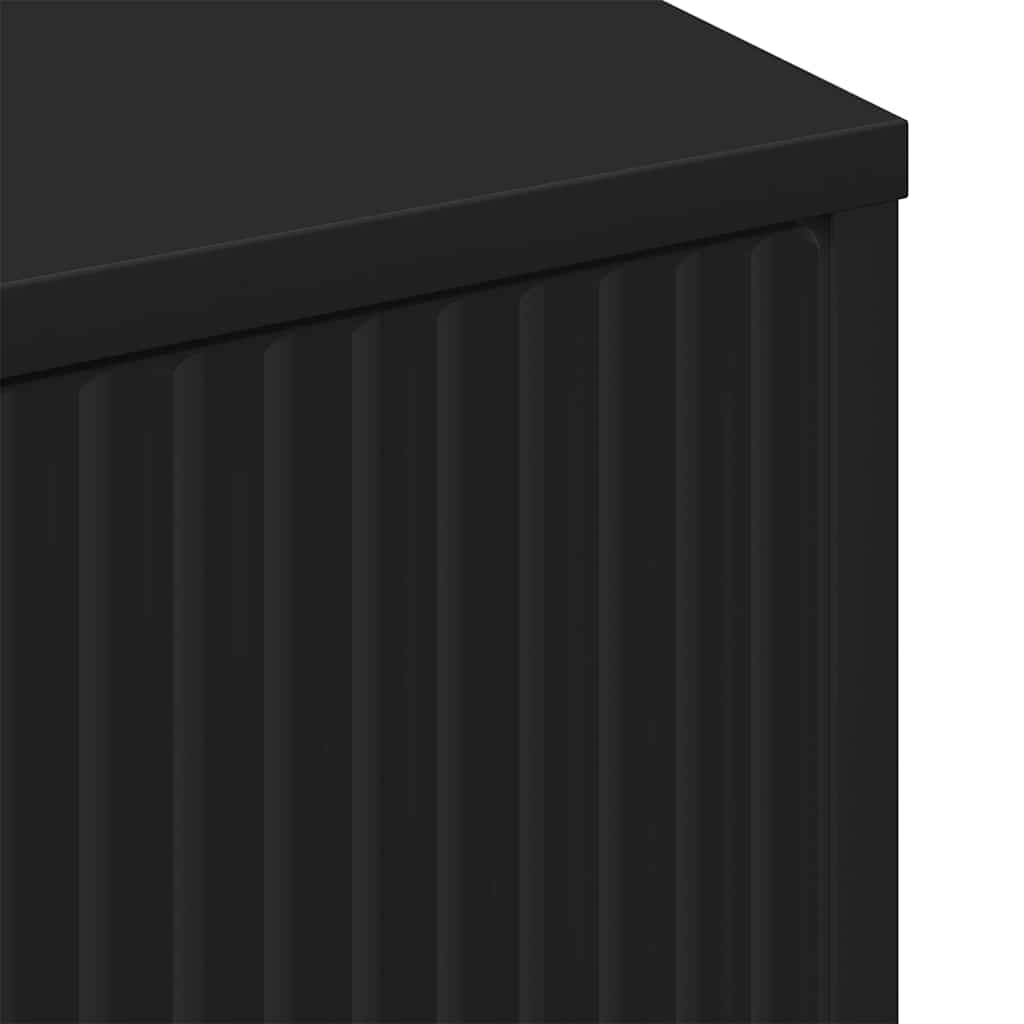 vidaXL Τραπεζάκι σαλονιού Μαύρο 90 x 49 x 46 εκ. Επεξεργασμένο ξύλο