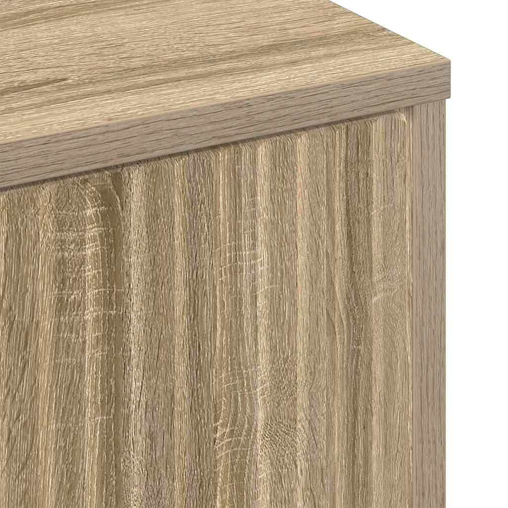 vidaXL Τραπεζάκι σαλονιού με συρτάρι Δρύς Sonoma 90 x 49 x 46 εκ.