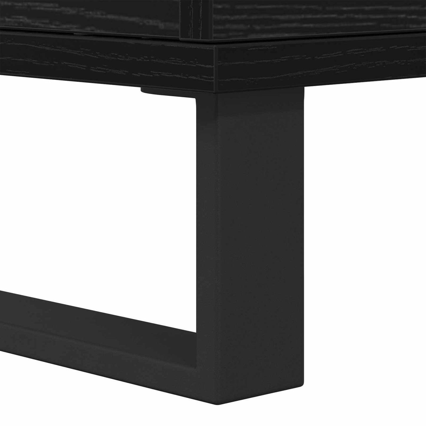 vidaXL Πλαϊνό γραφείο 2 pcs Μαύρη Οξυά 60 x 35 x 70 cm