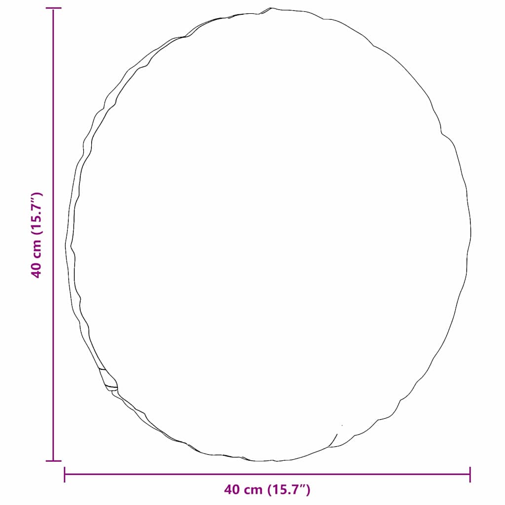 vidaXL Μαξιλάρια καθισμάτων 2 pcs Μπλε Ø40 x 13 εκ ύφασμα