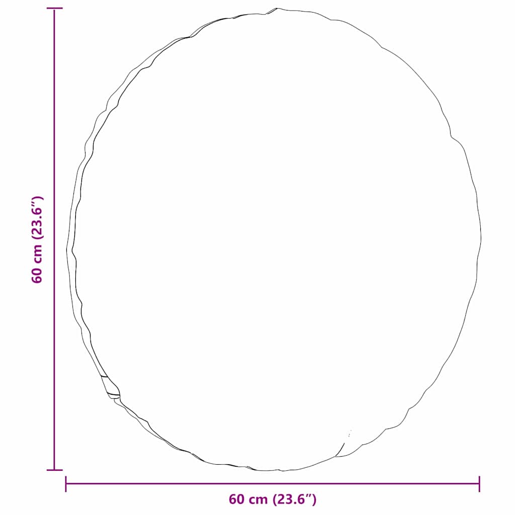 vidaXL Μαξιλάρια καθισμάτων 2 pcs Κρεμ Ø60 x 21 εκ ύφασμα