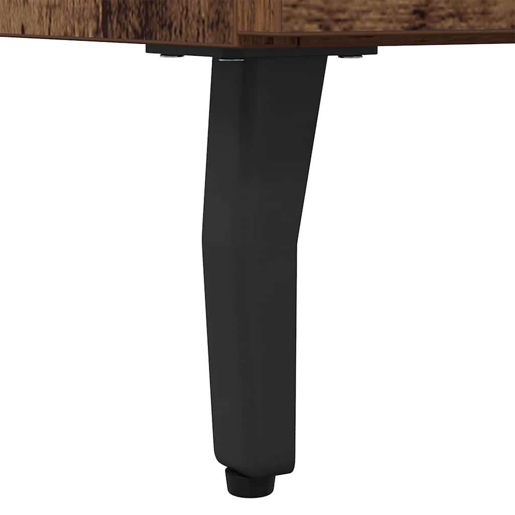 vidaXL Κομοδίνο 2 pcs Παλιό ξύλο 40 x 35 x 47,5 εκ Επεξεργασμένο ξύλο