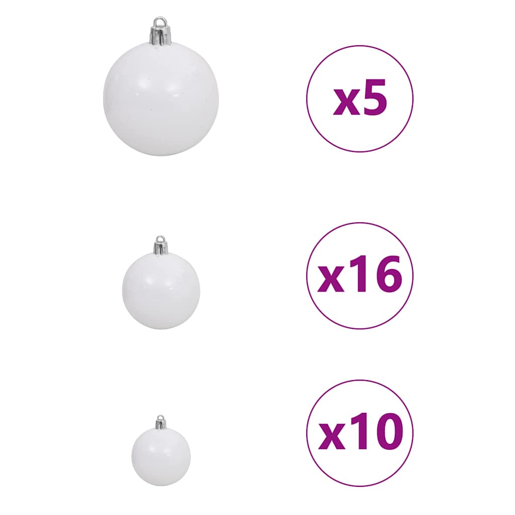 vidaXL Τεχνητό Χριστουγεννιάτικο Δέντρο με 300 LED Πράσινο 210 cm
