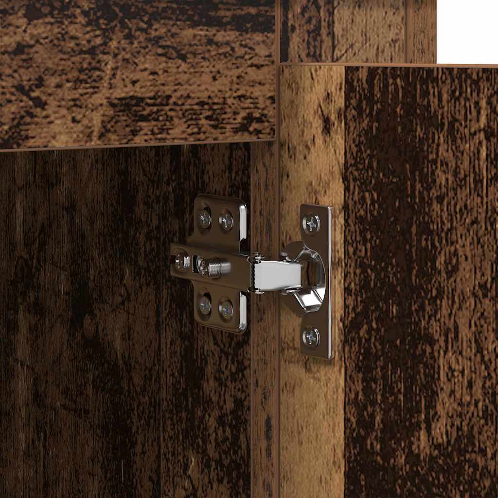 vidaXL Παραδοσιακά Πλευρικά Έπιπλα με συρτάρι 3 pcs Μαύρη Οξυά