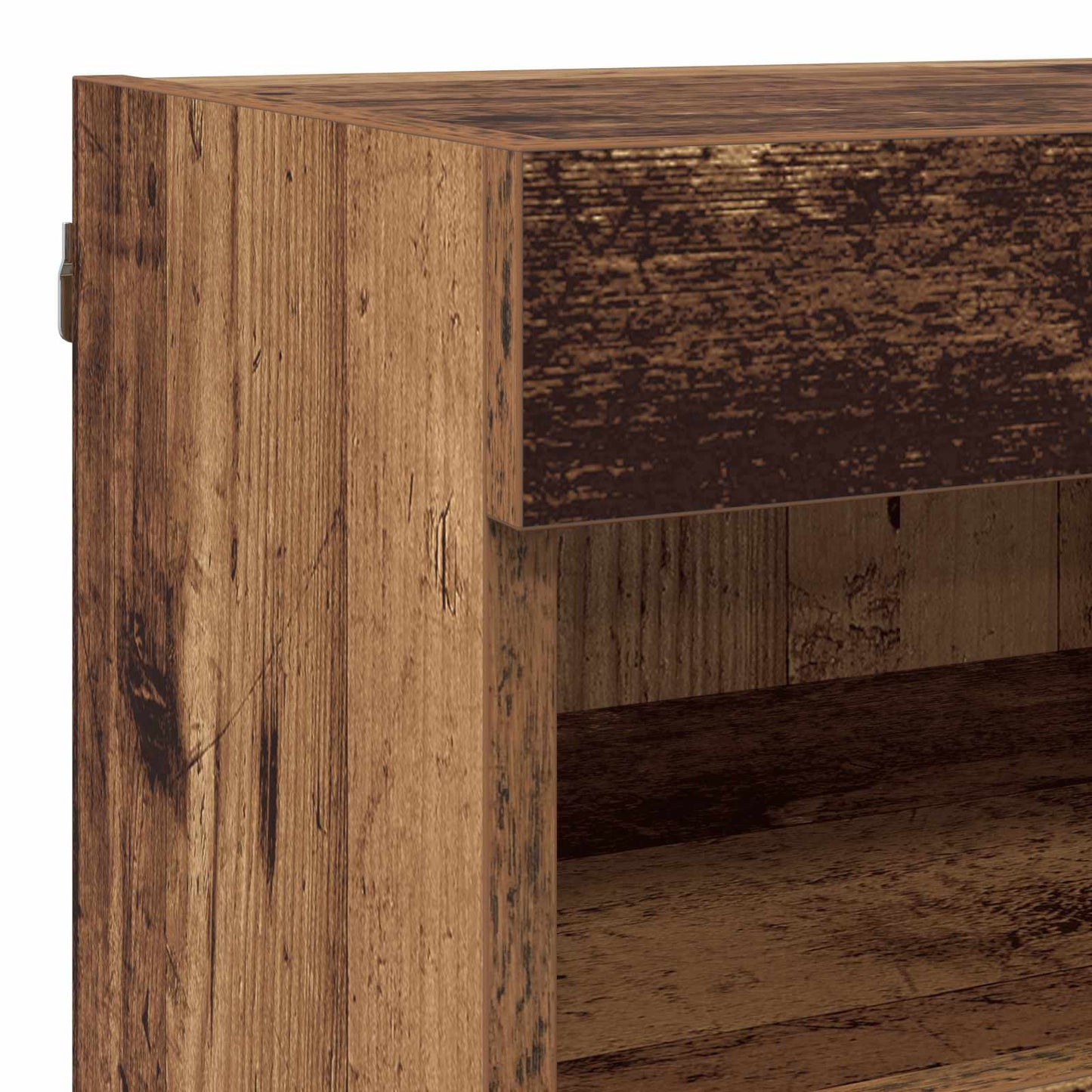 vidaXL Σετ τοίχου για τηλεόραση 7 pcs Παλιό Ξύλο Επεξεργασμένο ξύλο