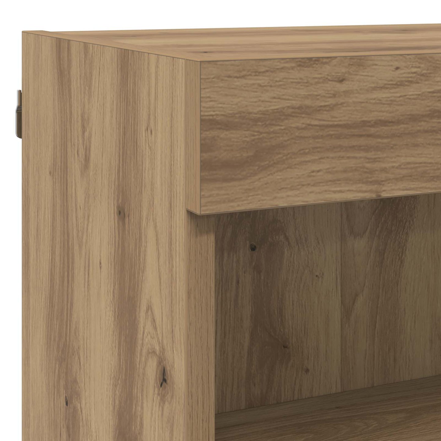 vidaXL Μονάδες Τοίχου ΤV με LED 6 τμχ. Artisan Oak Επεξεργασμένο Ξύλο