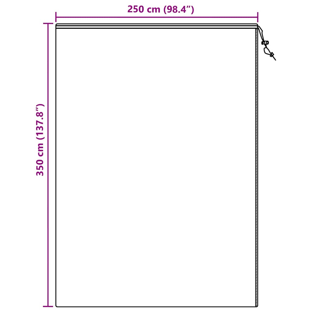 vidaXL Καλύμματα Φλις Προστασίας Φυτών από Παγετό Πράσινο 3,5 x 2,5 μ