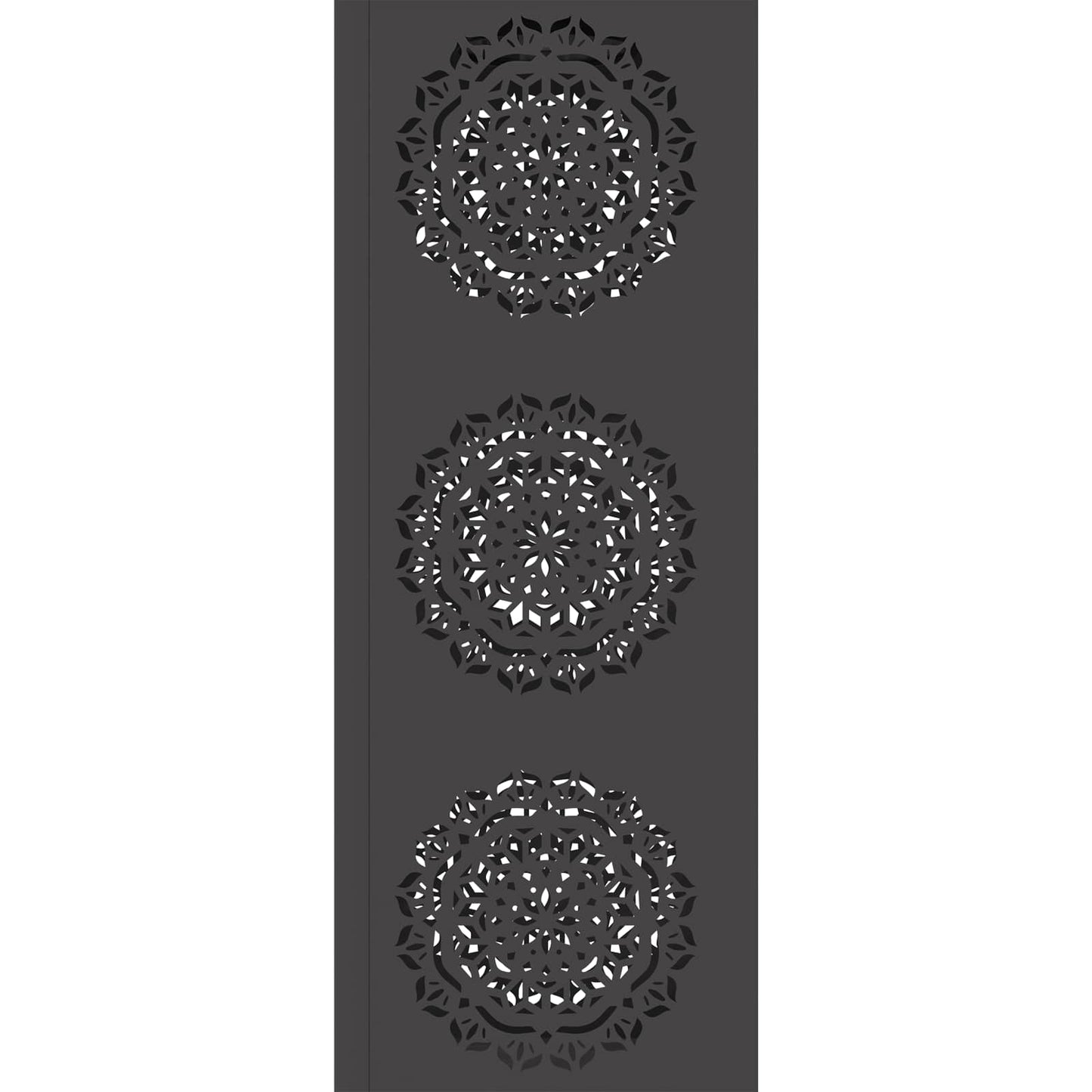 vidaXL Ηλιακό LED Φως Δρόμου 2 pcs Μαύρο Κρύο Ρολαρισμένο Χάλυβα