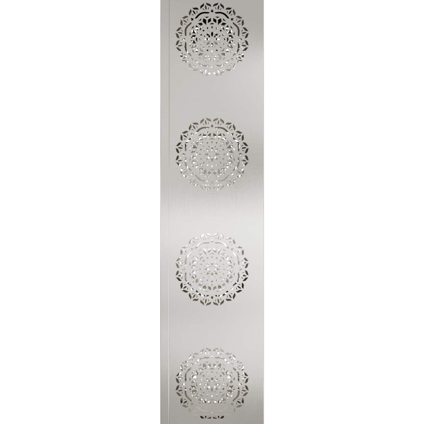vidaXL Ηλιακό LED Φως Δρόμου 2 pcs Ασημί Ανοξείδωτο ατσάλι