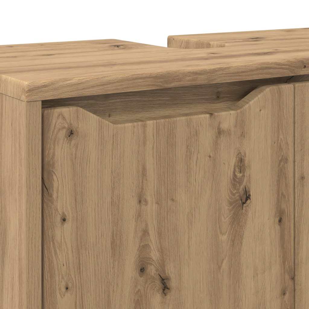 vidaXL Ντουλάπα νιπτήρα μπάνιου με ράφι Artisan Oak 60 x 30 x 60 cm