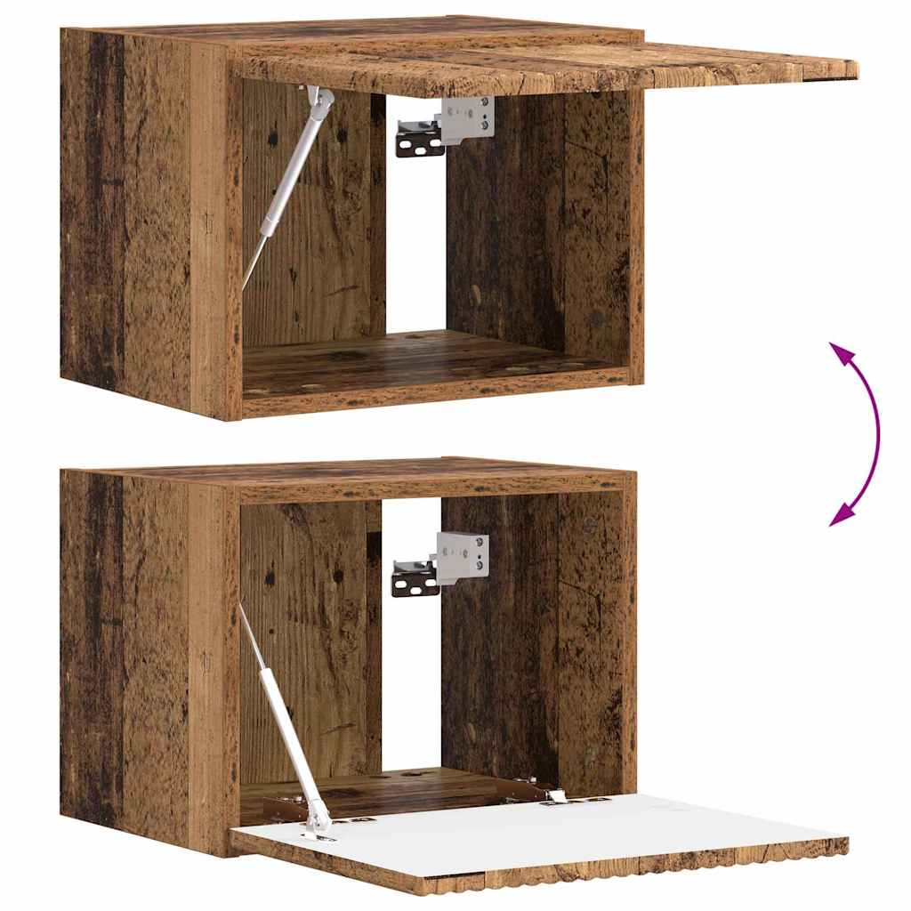 vidaXL Ντουλάπι Τηλεόρασης Τοίχου 39 x 31 x 29,5 εκ Καπνιστό Δρύς