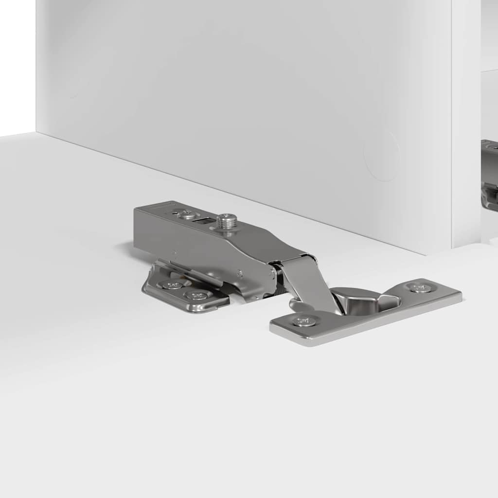 vidaXL Ντουλάπι Τηλεόρασης Τοίχου 2 pcs Λευκό 60 x 31 x 29.5 εκ