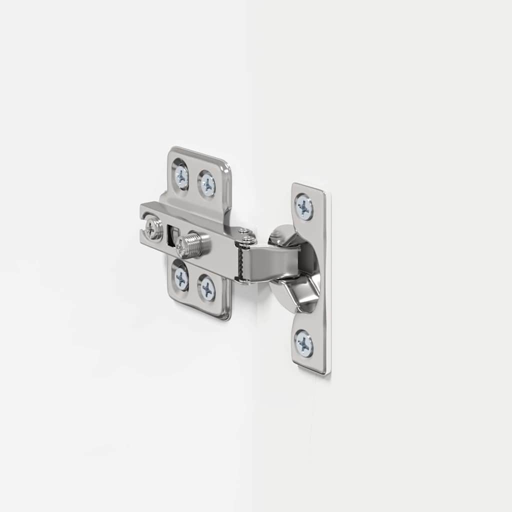 vidaXL Ντουλάπι Τηλεόρασης Τοίχου 2 pcs Λαμπερό Λευκό 30 x 31 x 40 εκ.