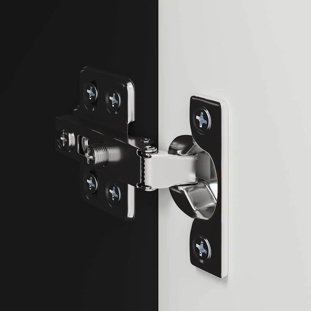 vidaXL Ντουλάπι Τηλεόρασης Τοίχου 2 pcs Μαύρο 30 x 31 x 60 εκ