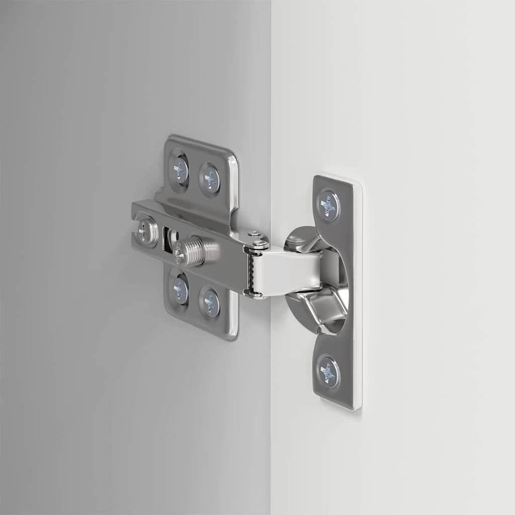 vidaXL Ντουλάπι Τηλεόρασης Τοίχου 2 pcs Λευκό 30 x 31 x 100 εκ.