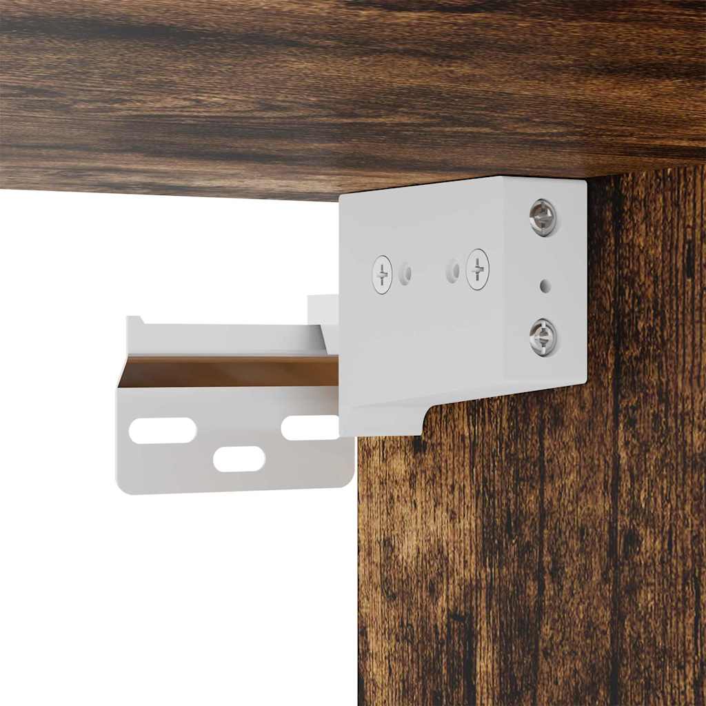 vidaXL Ντουλάπι Τηλεόρασης Τοίχου Καπνιστό Δρύς 59,5 x 31 x 60 εκ