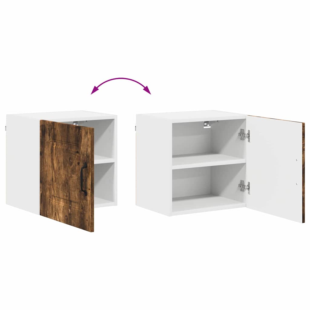 vidaXL Κρεμαστό ντουλάπι κουζίνας Καπνιστό Δρύς 40 x 31 x 40 εκ.