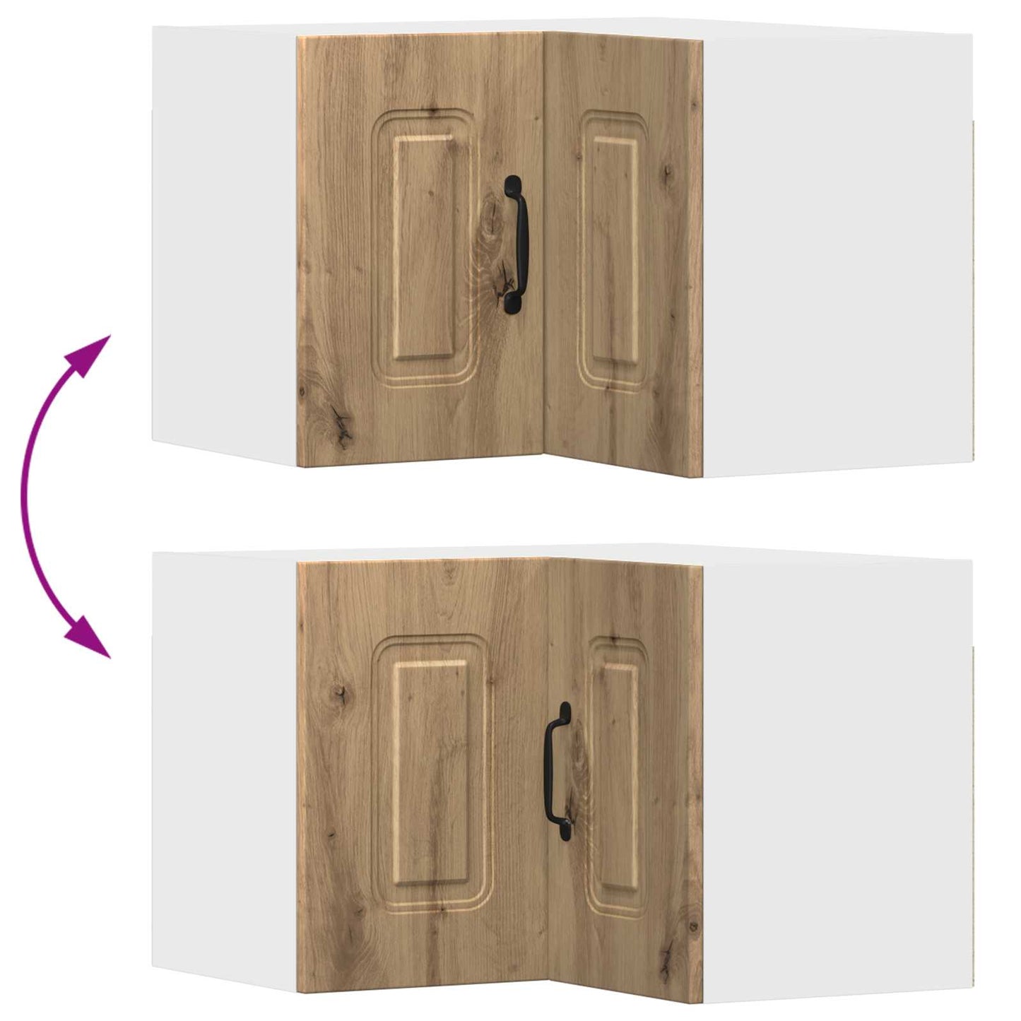 vidaXL Πάνελ πλυντηρίου πιάτων Kalmar Artisan Oak 57 x 57 x 40 εκ.