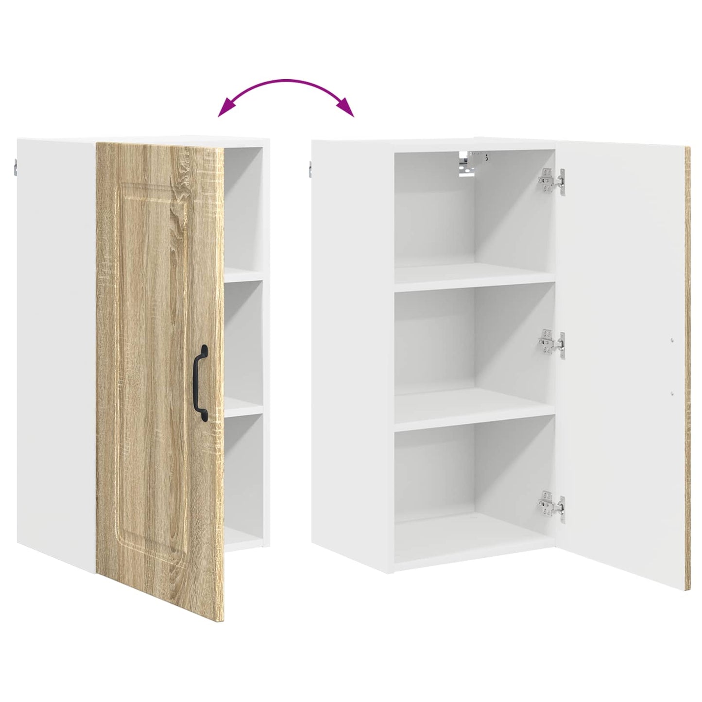 vidaXL Πάνελ πλυντηρίου πιάτων Kalmar Δρύς Sonoma 40 x 31 x 80 εκ.
