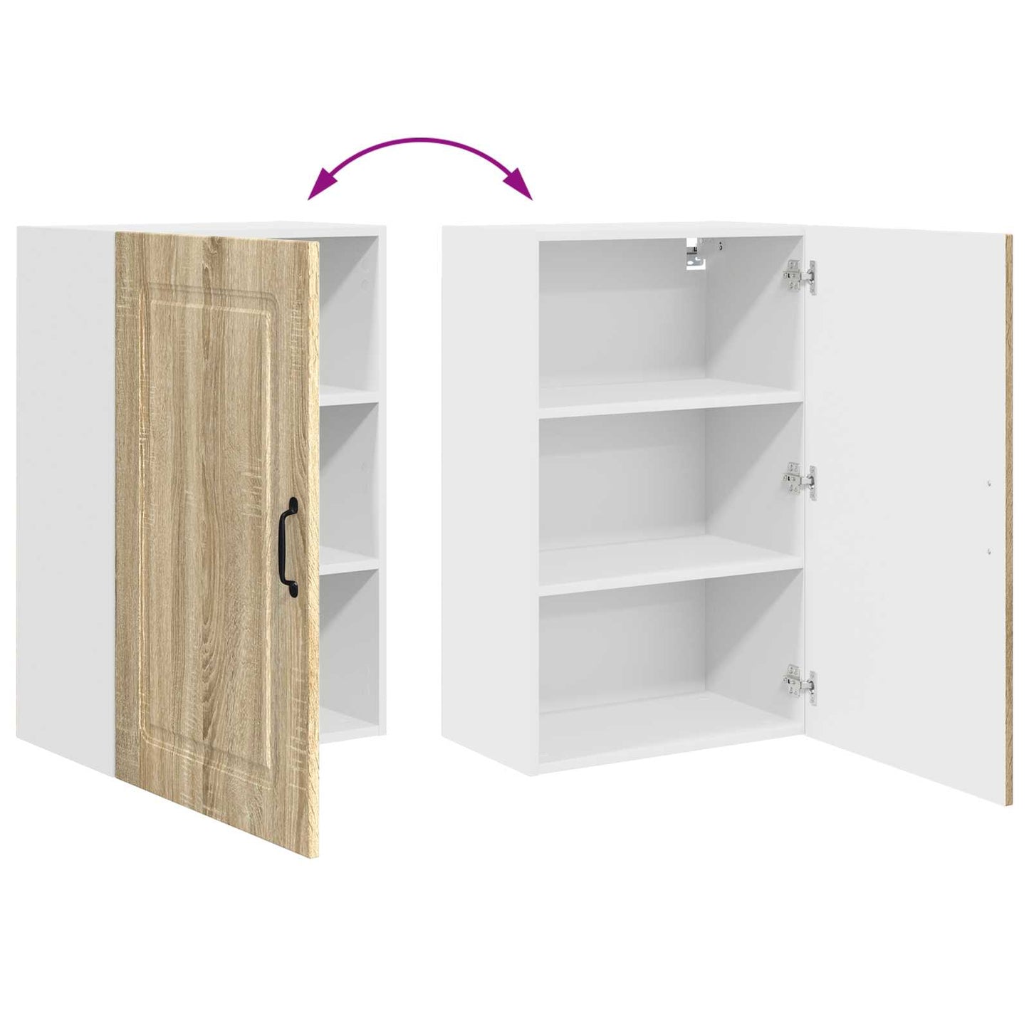 vidaXL Πάνελ πλυντηρίου πιάτων Kalmar Δρύς Sonoma 50 x 31 x 80 εκ.