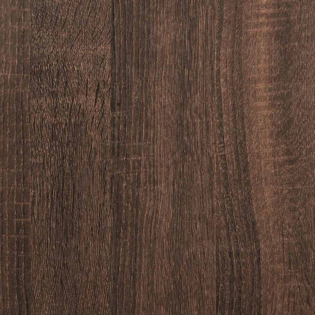 vidaXL Ραφιέρα τοίχου Lucca Καφέ Ξύλο Δρυός 80 x 31 x 40 εκ
