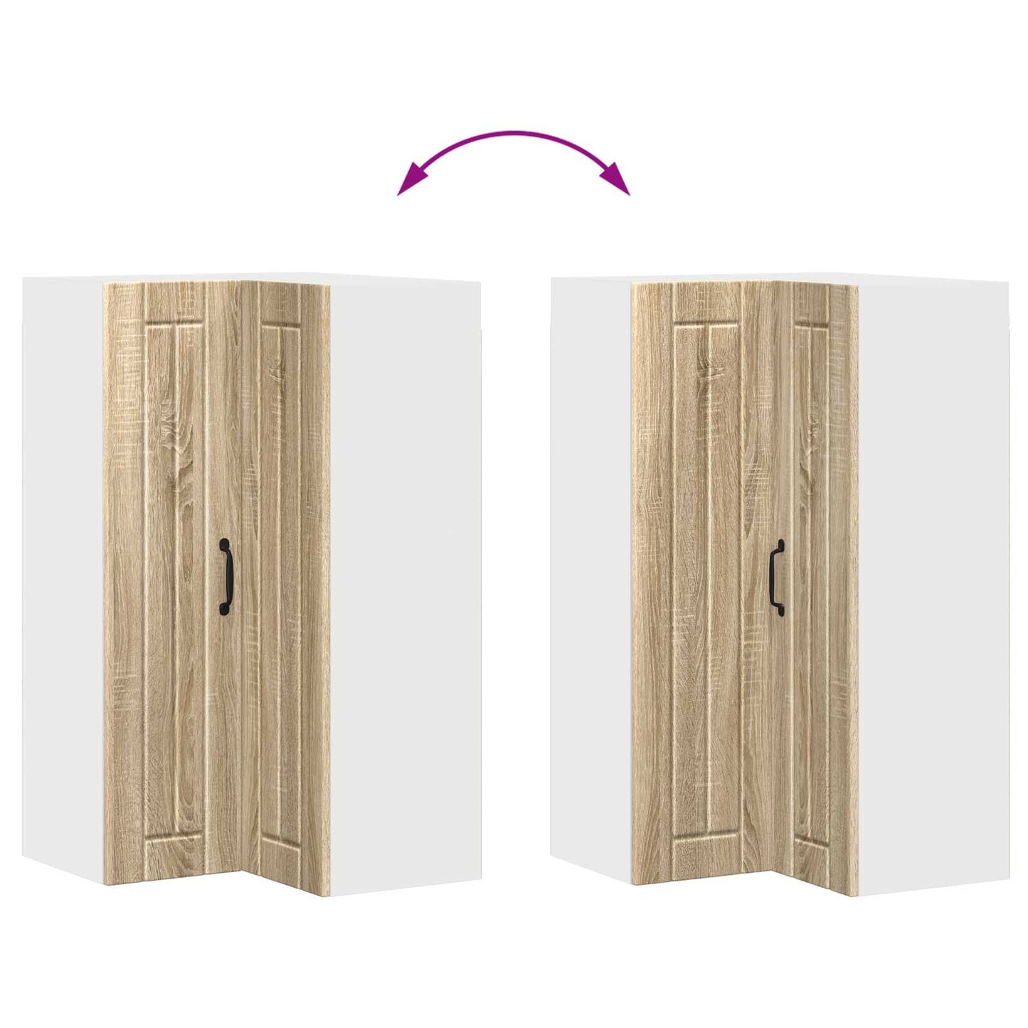 vidaXL Ντουλάπα Κουζίνας Δρύς Sonoma 57 x 57 x 100 εκ.