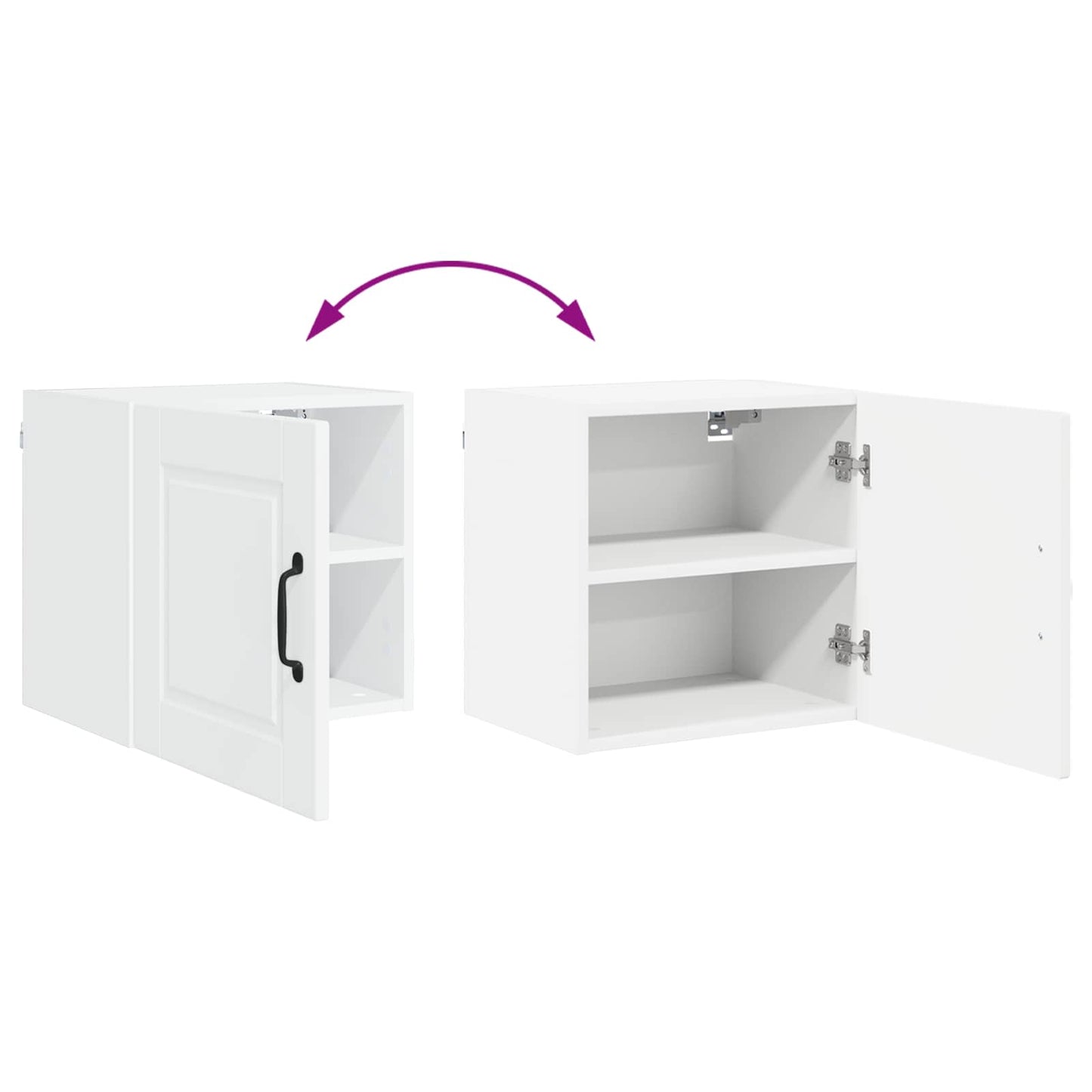 vidaXL Ντουλάπα Κουζίνας Λευκό 40 x 31 x 40 εκ. Επεξεργασμένο ξύλο