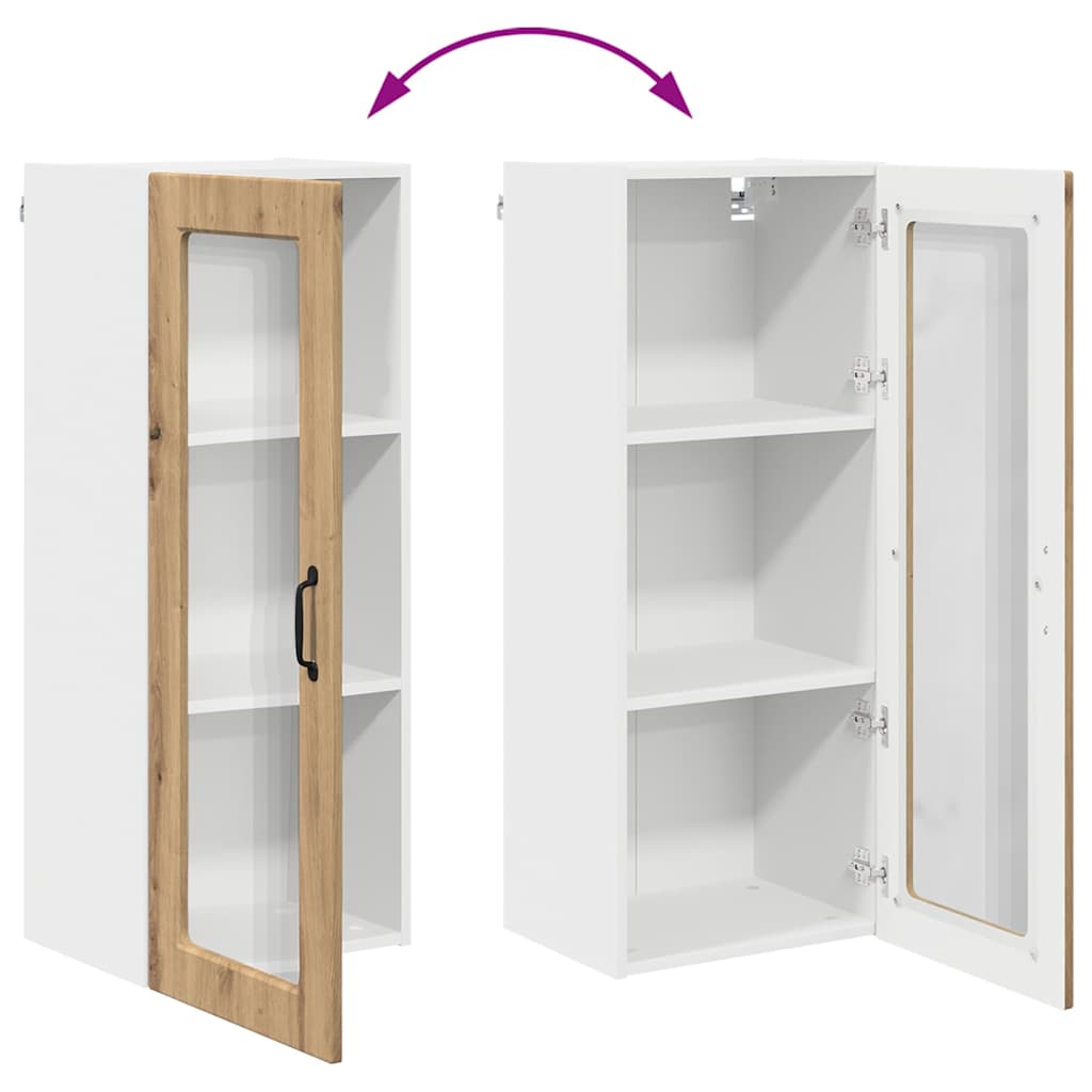 vidaXL Ντουλάπα Κουζίνας με ράφι Artisan Oak 40 x 31 x 100 εκ.