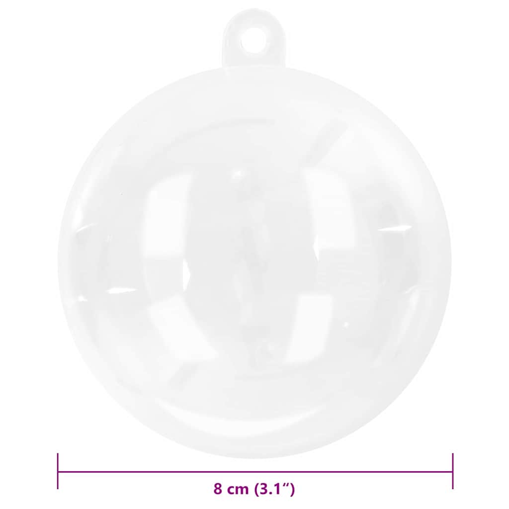 vidaXL Σετ Χριστουγεννιάτικων Στρογγυλών Μπαλίτσων 100 pcs Ø 8 εκ.