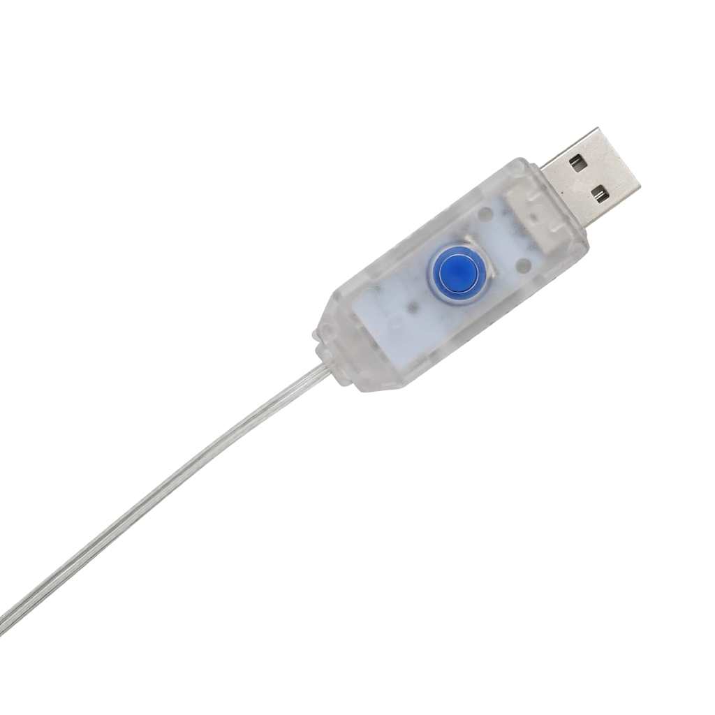 vidaXL Φωτεινός Γωνιακός Θερμό λευκό 116 x 29 x 158.5 εκ. Πολυεστέρας