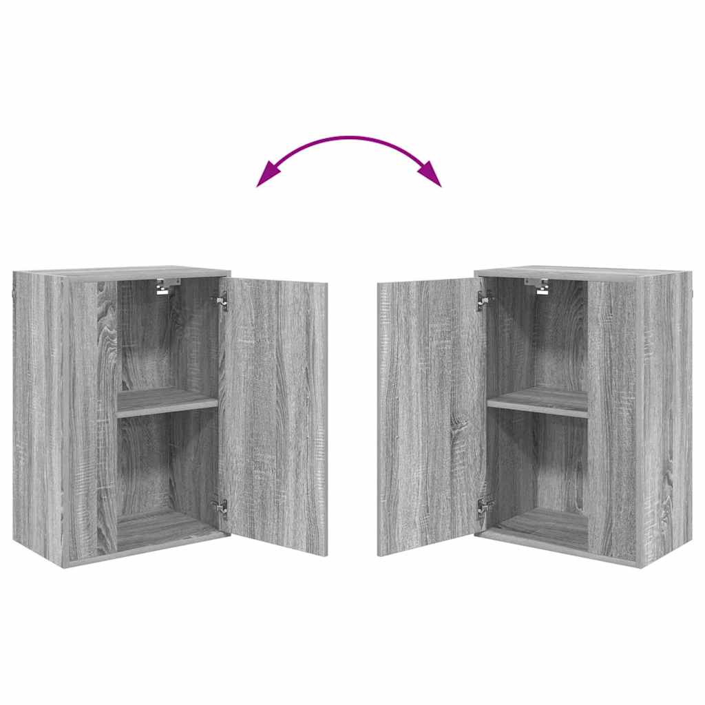 vidaXL Σετ 4 τεμαχίων για ντουλάπα τηλεόρασης 4 pcs Γκρι sonoma