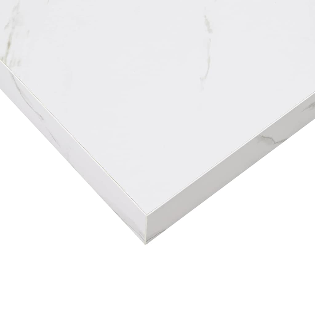 vidaXL Ράφι Τοίχου 4 τμχ. Λευκό Μάρμαρο 60 x 23,5 x 3,8 cm
