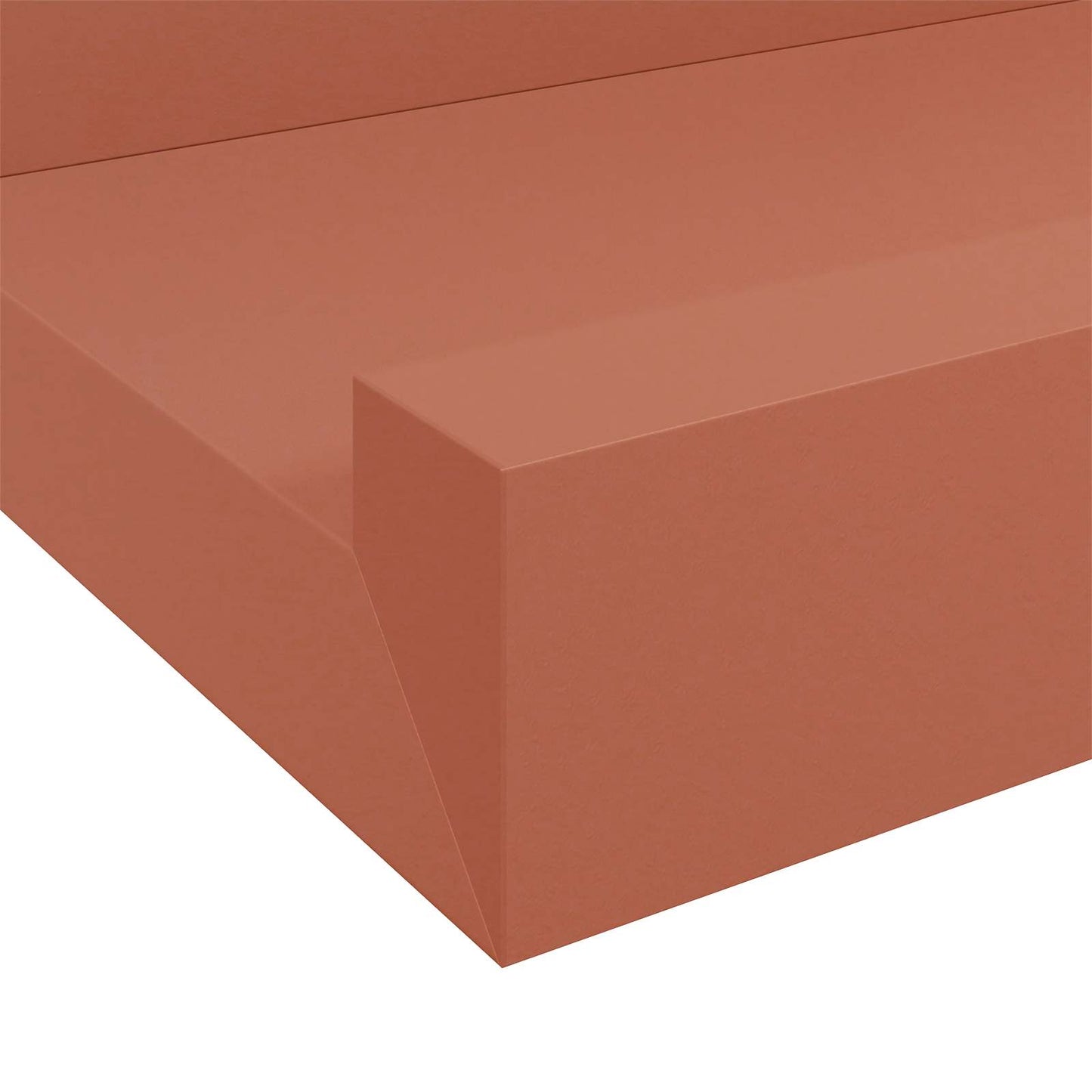 vidaXL Ράφι Τοίχου Επιτοίχιο 4 τμχ. Κόκκινο 115 x 9 x 3 cm
