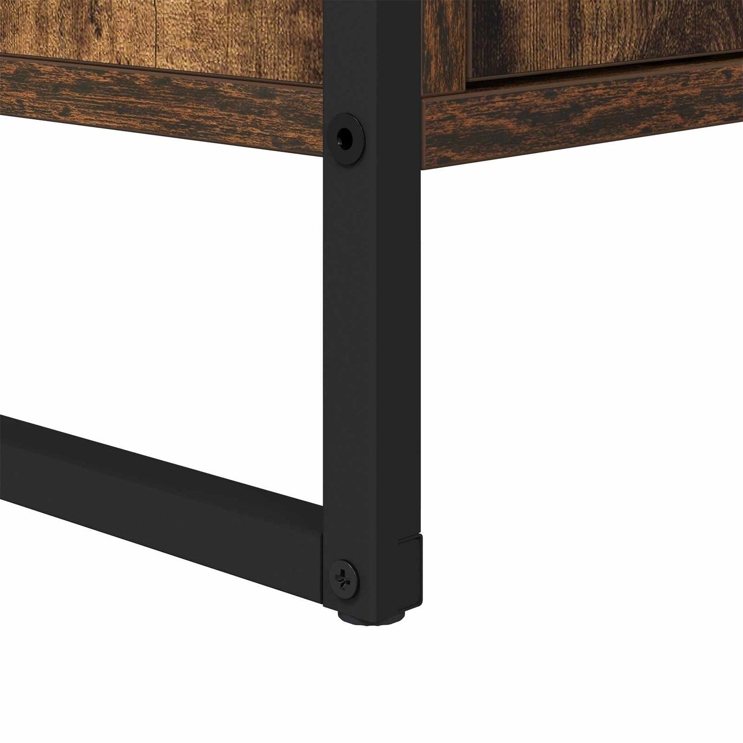 vidaXL Ντουλάπι Μπάνιου με αποθήκευση Καπνιστό Δρύς 90 x 30 x 60 cm