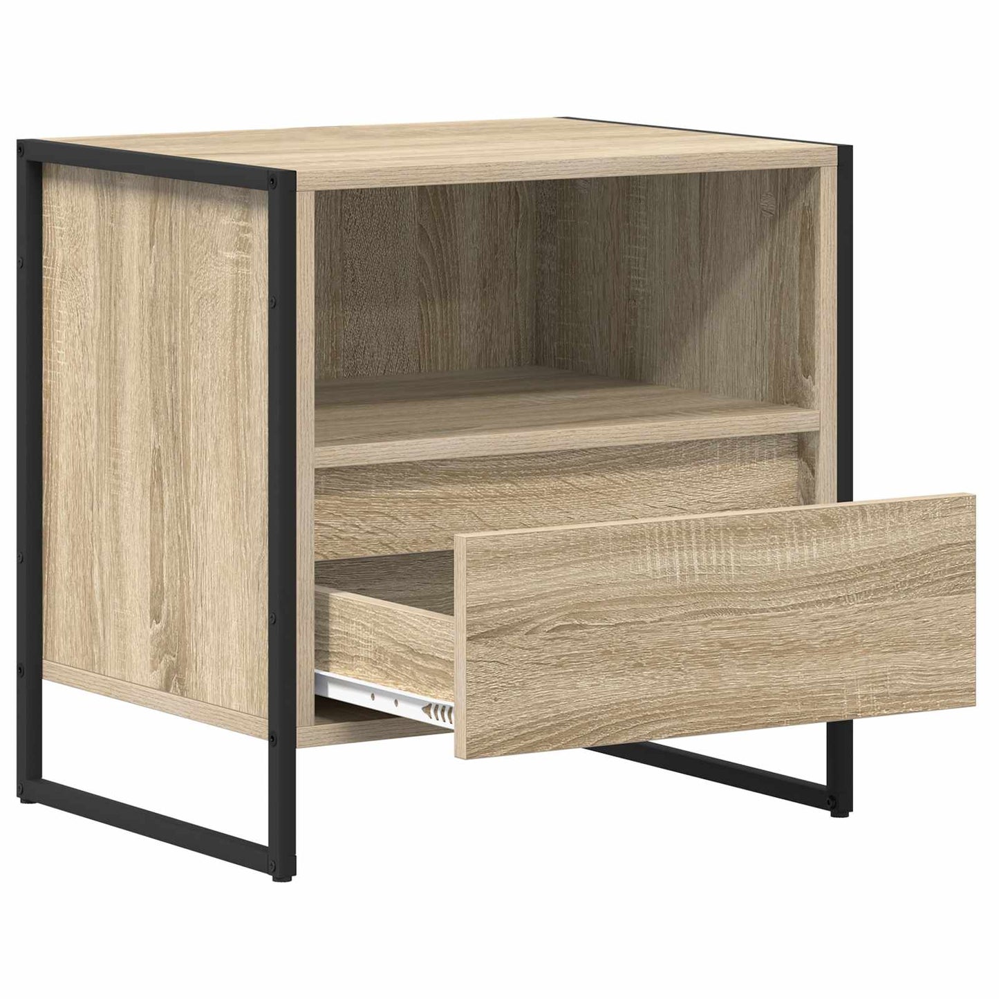 vidaXL Κομοδίνο 2 pcs Σονόμα 50 x 39,5 x 50 εκ. Επεξεργασμένο ξύλο
