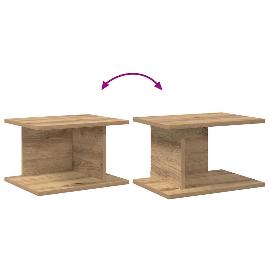 vidaXL Κομοδίνο 2 τμχ. Artisan Oak 40 x 30 x 25 εκ Επεξεργασμένο Ξύλο